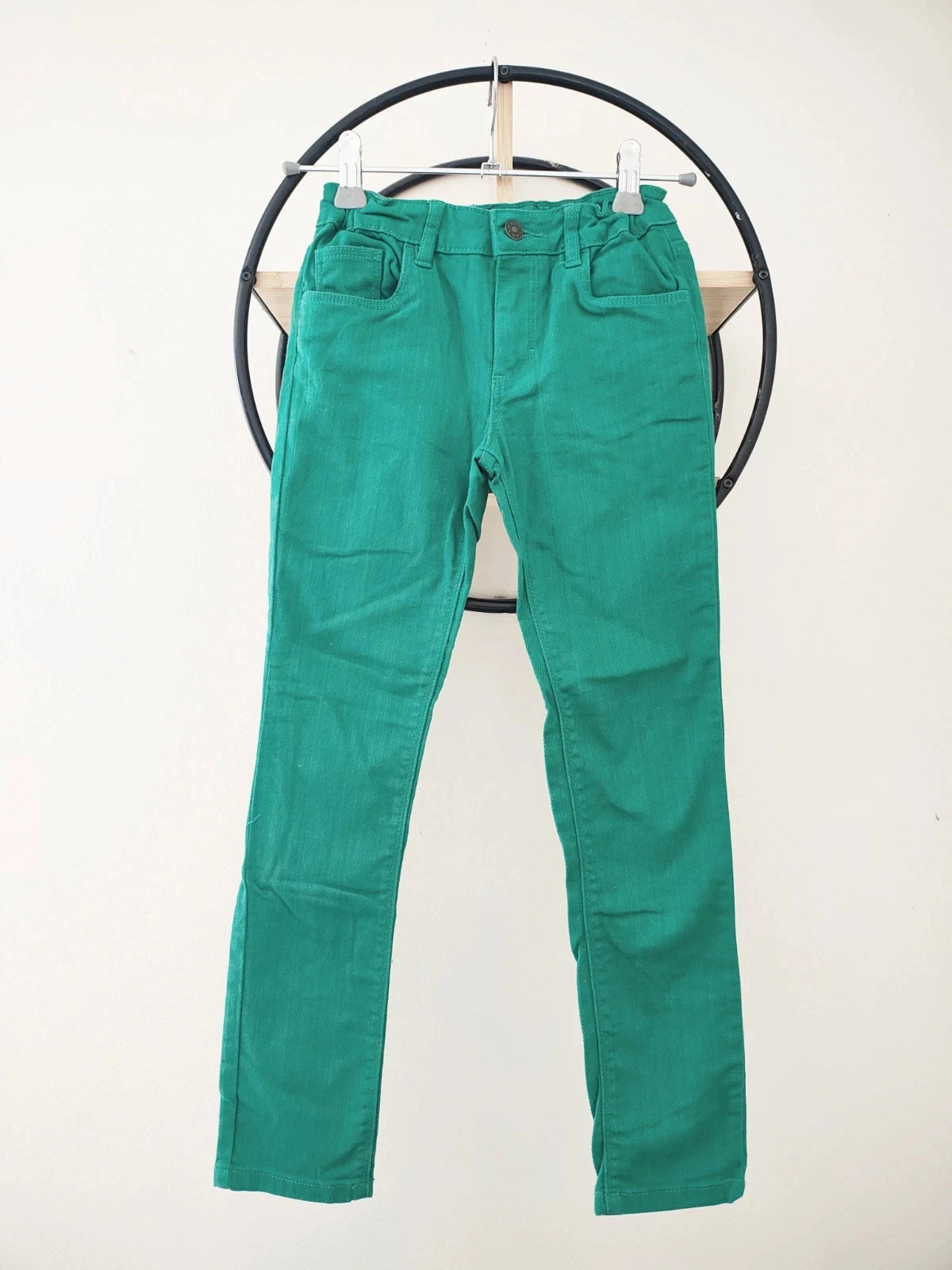 8 ans pantalon vert monoprix
